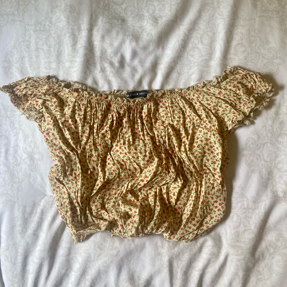 Brandy Melville Floral Top